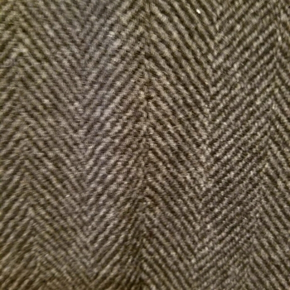 Club Monaco Charcoal Grey Tweed Vest with Pinstripe Lining. - Picture 7 of 13